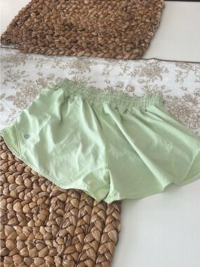 lululemon Light Mint Green Women's Athletic Shorts